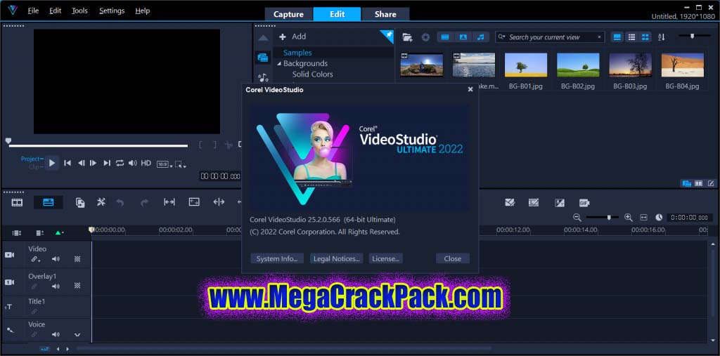 Corel VideoStudio Ultimate 2022 Version 25.2.0.566 With Crack