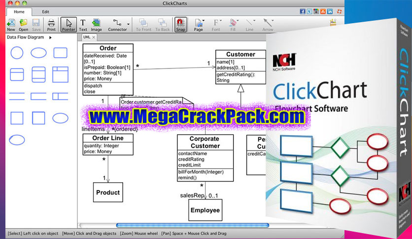 ClickCharts Pro 6.69 incl keygen