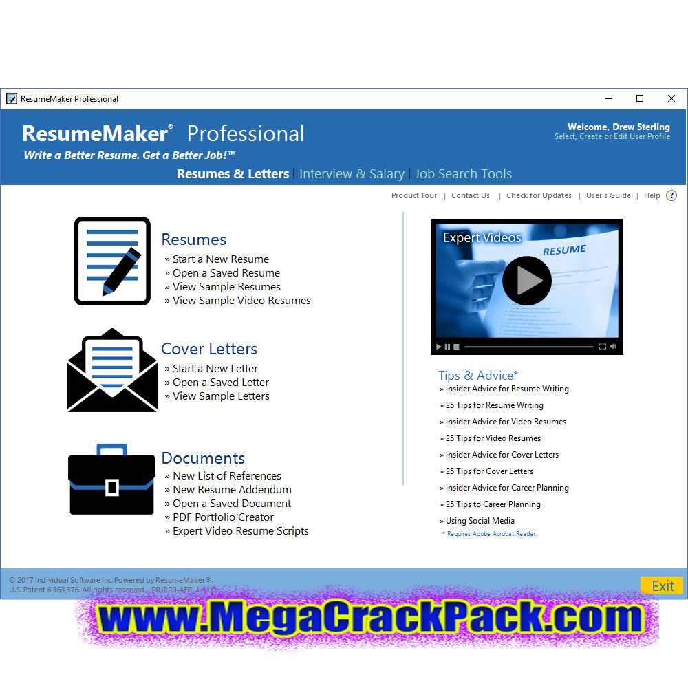 ResumeMaker Professional Deluxe Version 20.2.0.4036 Pre-Cracked