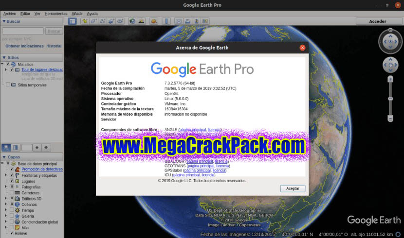 Google Earth Pro Version 7.3.6.9264 (x64) Multilingual Portable