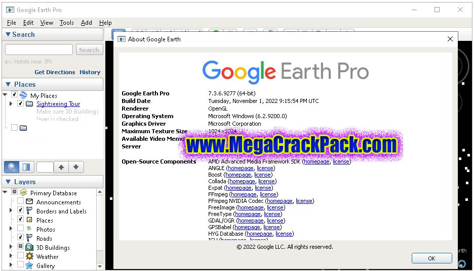 Google Earth Pro Version 7.3.6.9264 (x64) Multilingual Portable