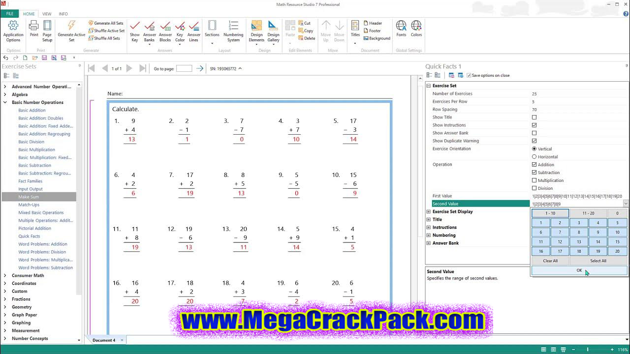 Math Resource Studio Professional Version 7.0.173 Portable