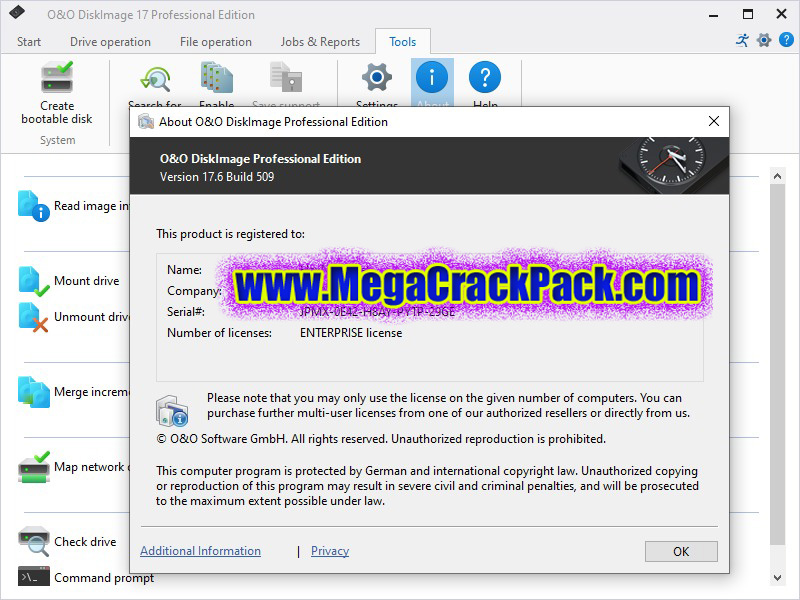 O&O DiskImage Professional 17.5 Build 488 incl keygen