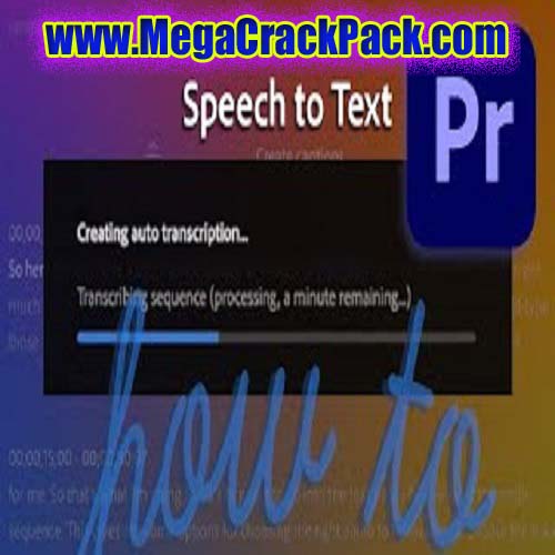 Adobe Speech to Text Premiere Pro v12 Free Download